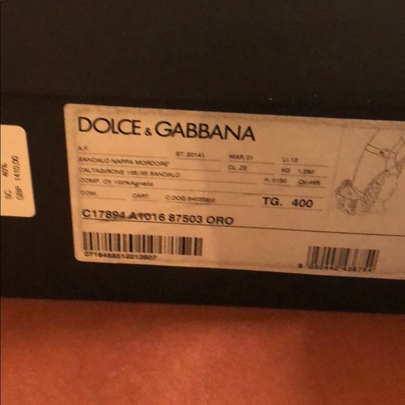 DOLCE AND GABBANA RUNWAY SHOES - Picture 6 of 6